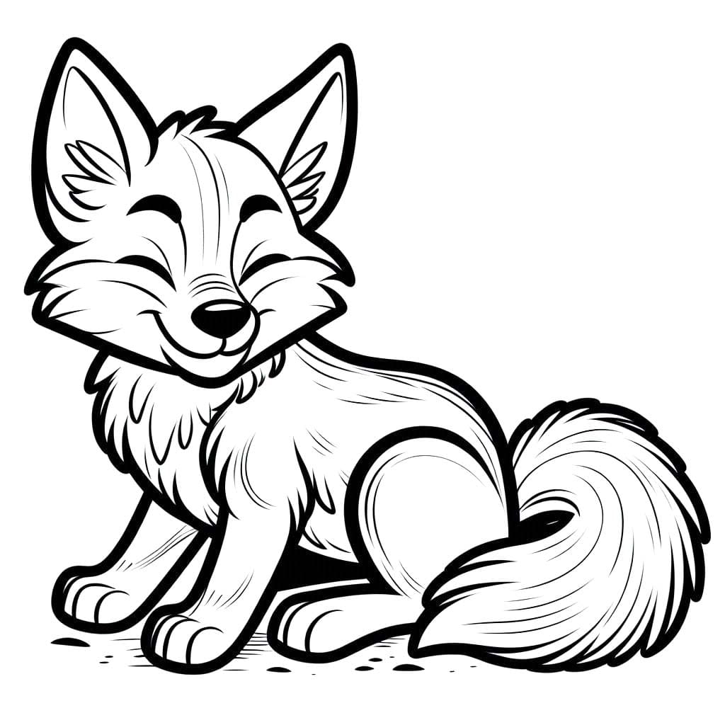 Dibujos de Dibujar Coyote 6 para colorear