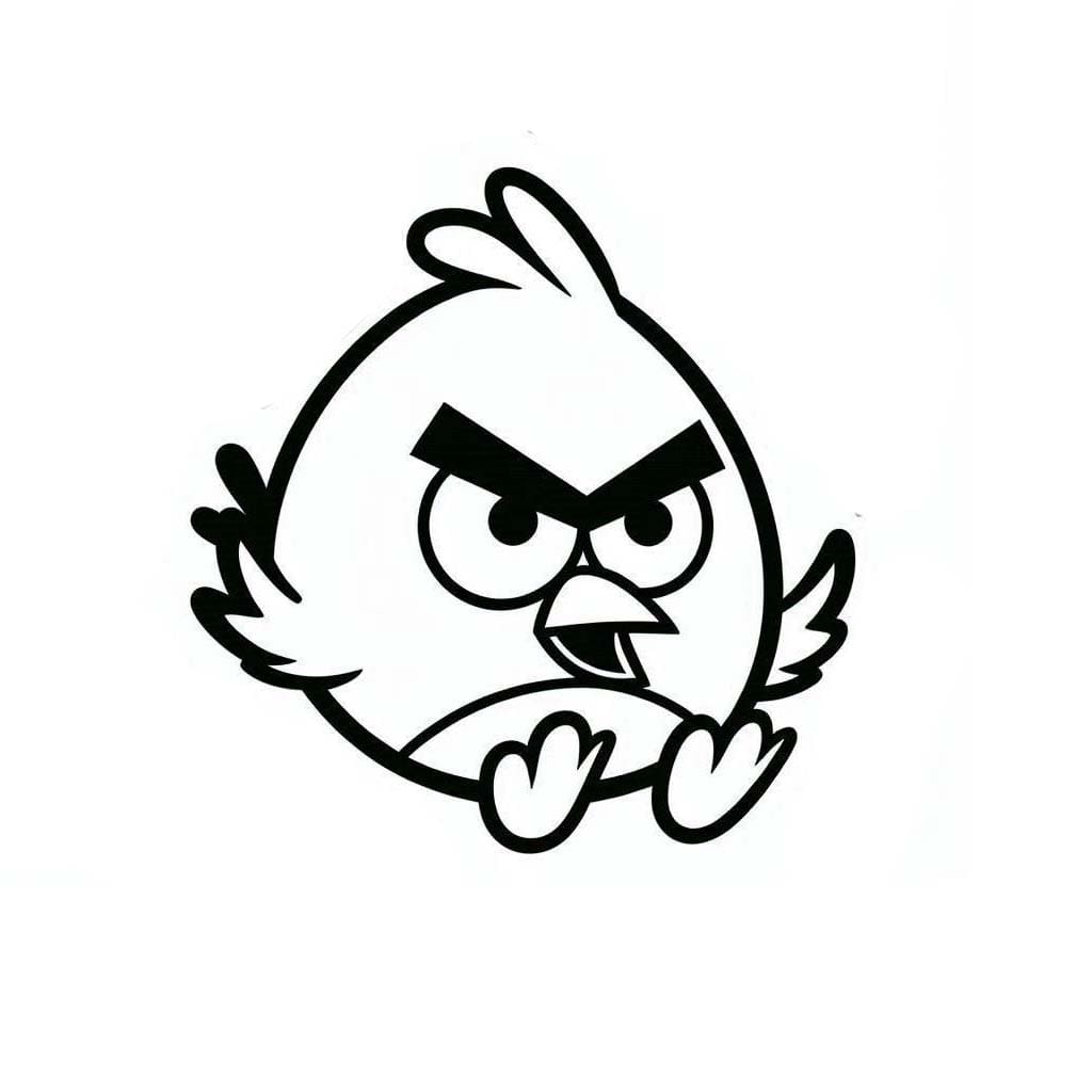 Dibujos de Dibujar de Angry Birds 5 para colorear