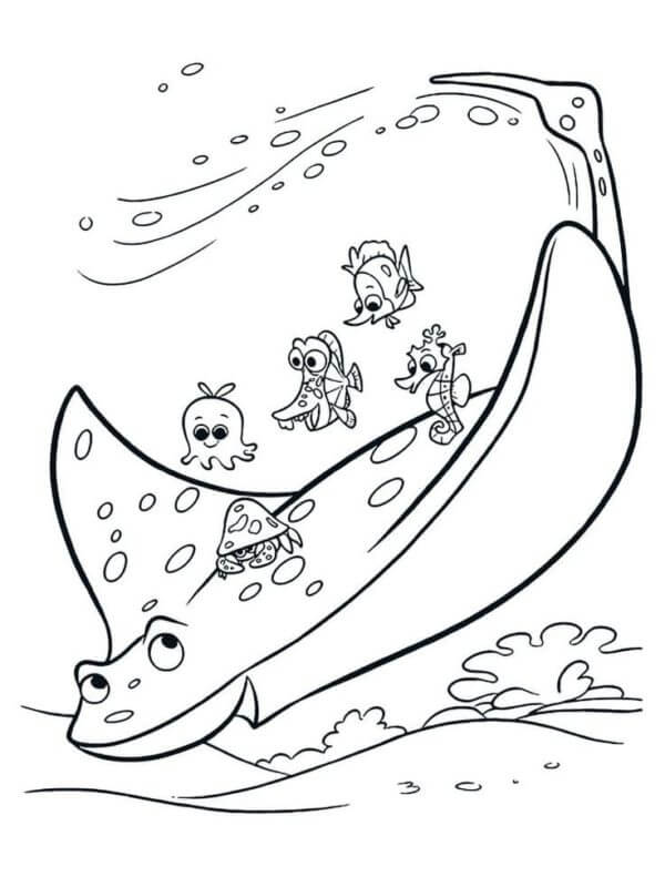 Dibujar de Buscando A Nemo 2 para colorir