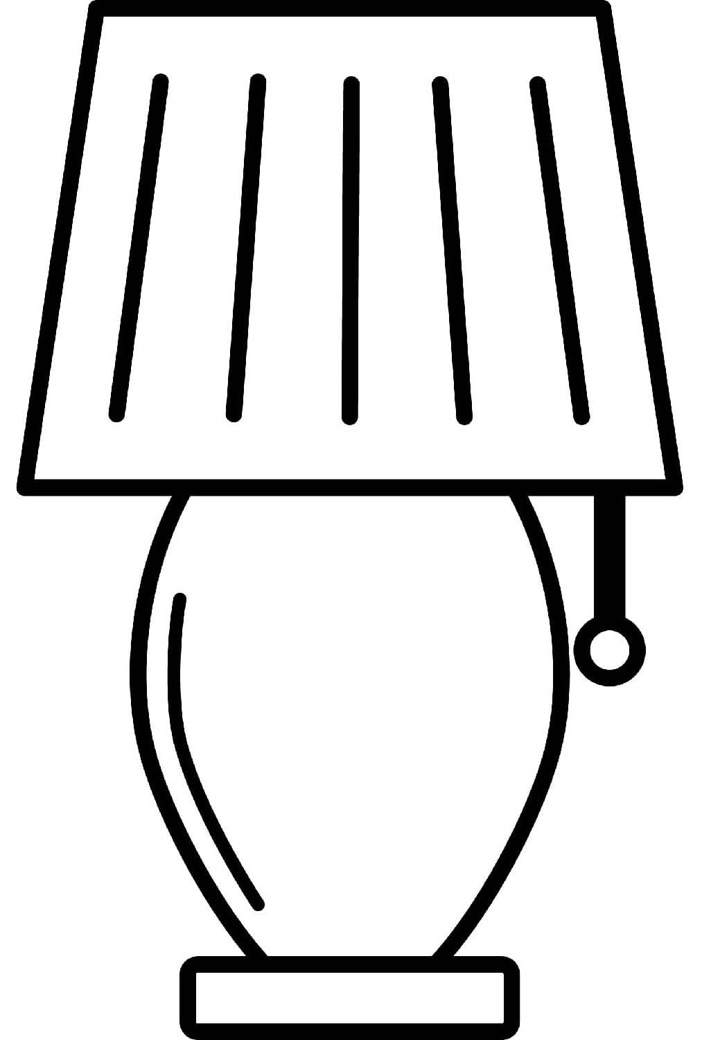 Dibujos de Dibujar de Lampara 1 para colorear