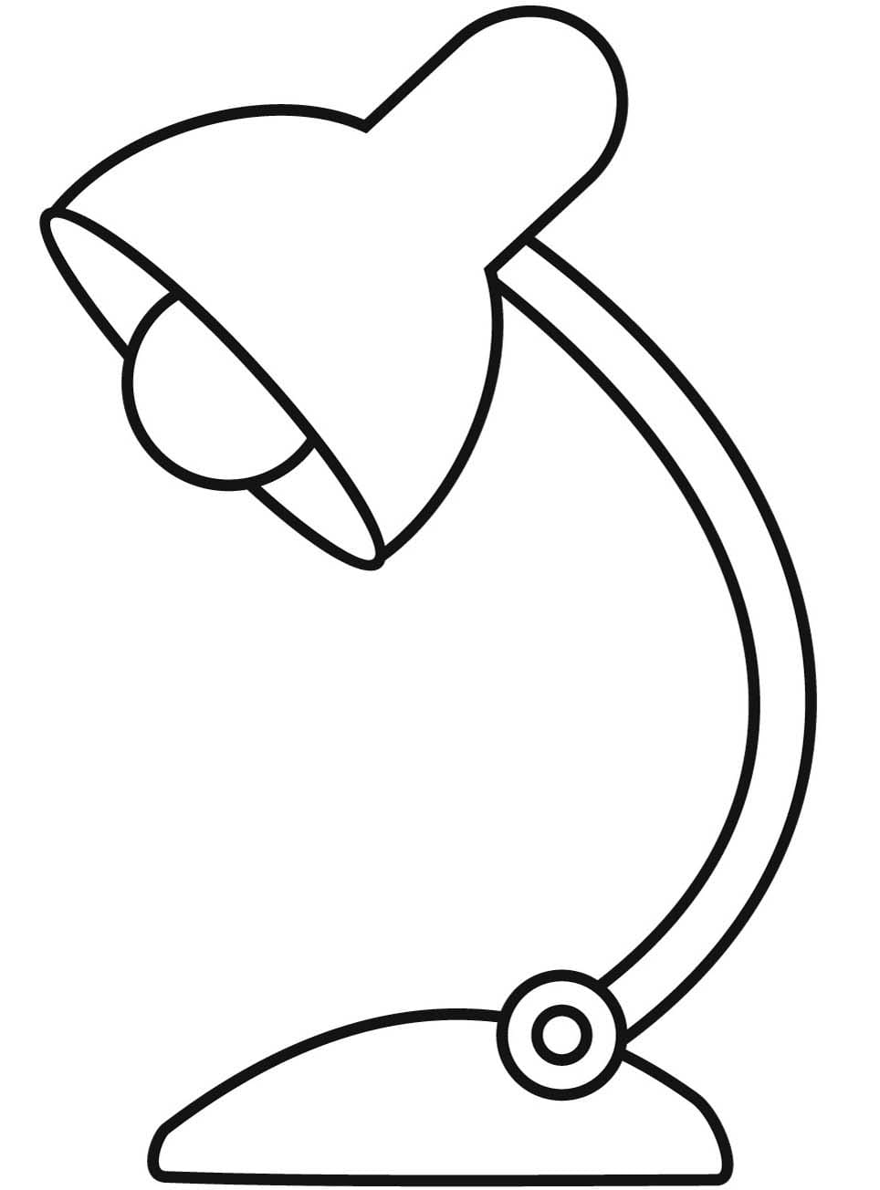 Dibujos de Dibujar de Lampara 4 para colorear