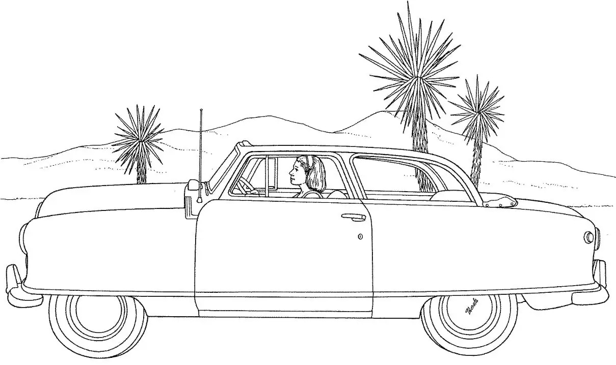 Dibujos de Dibujar Desierto para niños para colorear