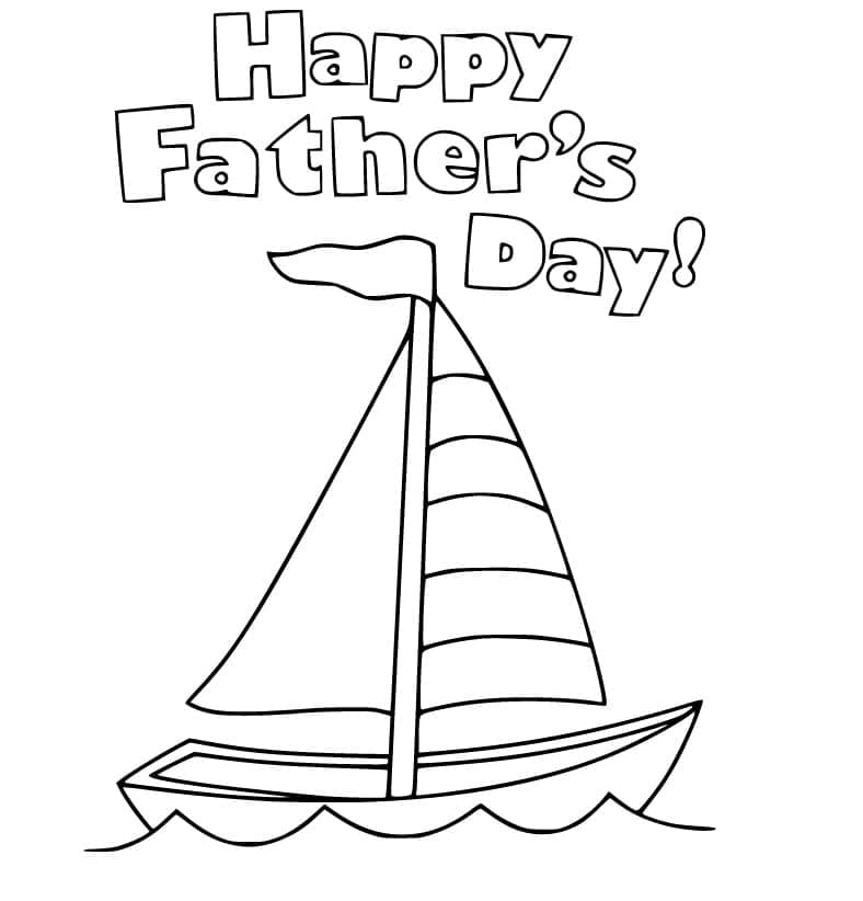 Dibujos de Dibujar Día del Padre gratis para niños para colorear