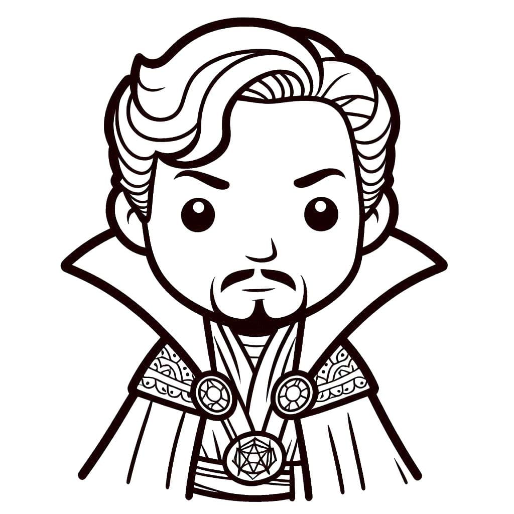 Dibujos de Dibujar Doctor Strange 6 para colorear