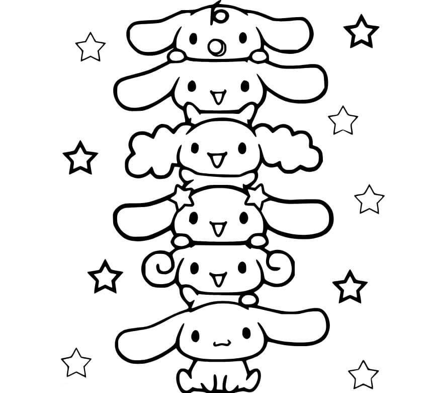 Dibujos de Dibujar el universo de Cinnamoroll para colorear