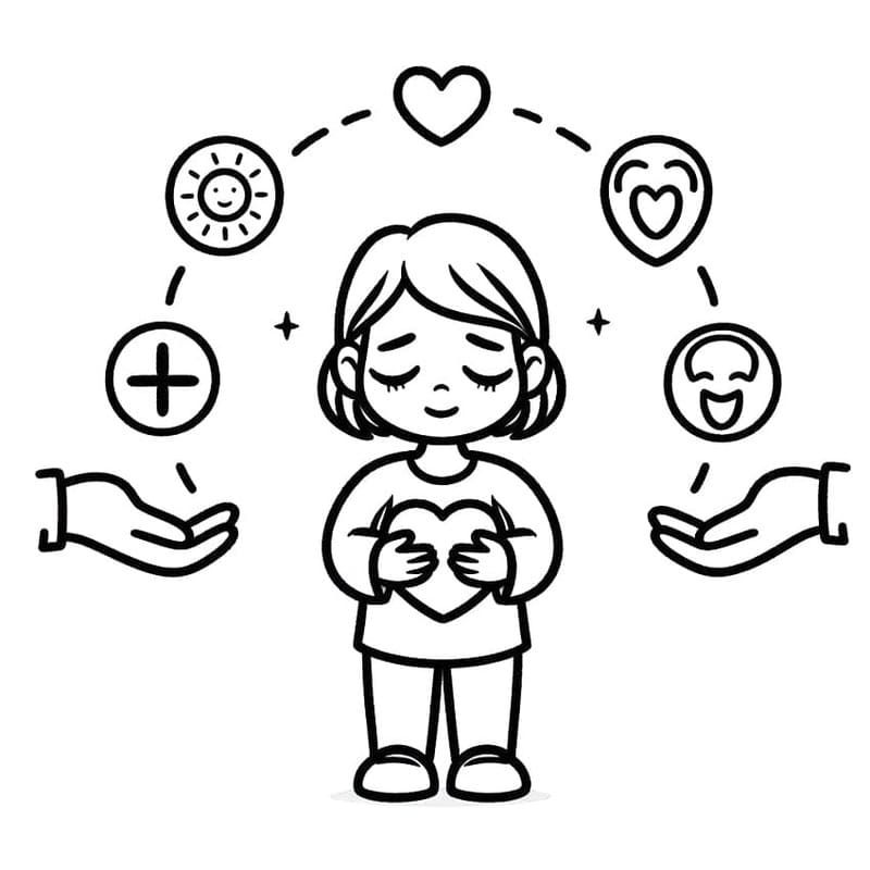 Dibujos de Dibujar Empatía imprimible gratis para colorear