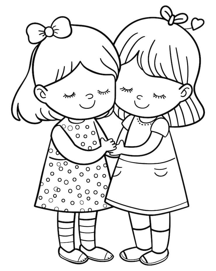 Dibujos de Dibujar Empatía Imprimible para niños para colorear