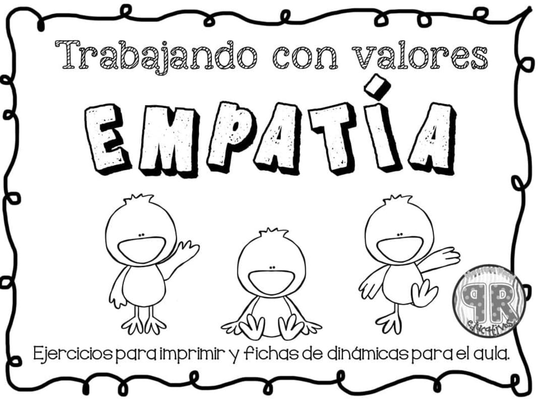 Dibujos de Dibujar Empatía para niños para colorear