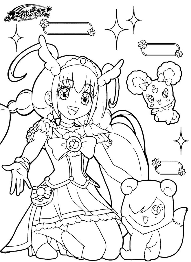 Dibujos de Dibujar encantador Hoshizora Miyuki para colorear