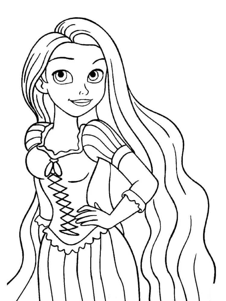 Dibujar Enredados básico para colorir