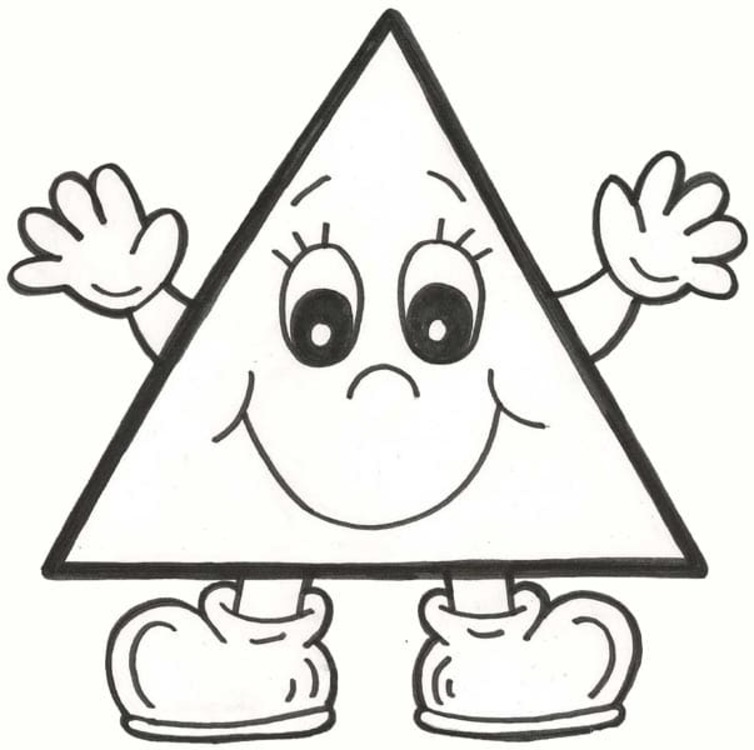 Dibujar Figuras Geometricas muy básico para colorir
