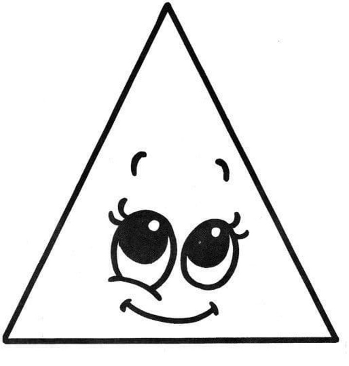 Dibujar Figuras Geometricas muy sencillo para colorir