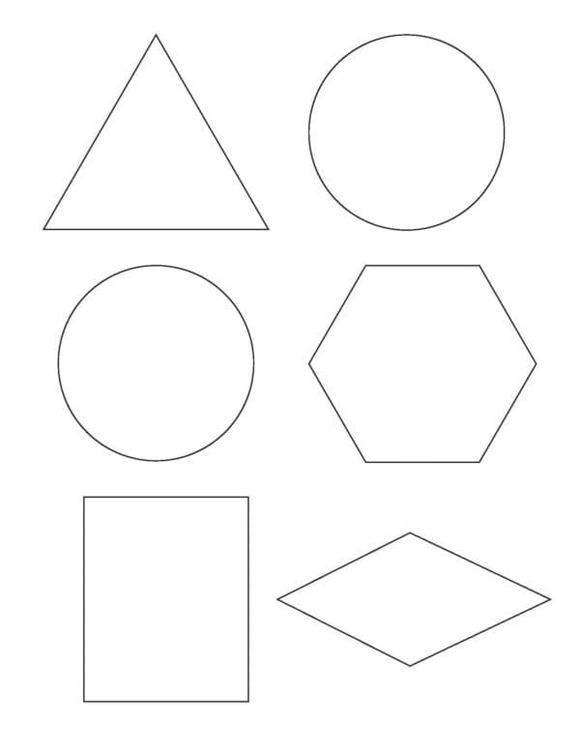 Dibujar Figuras Geometricas para colorir