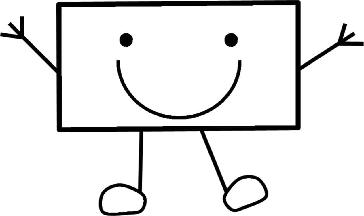 Dibujar Figuras Geometricas sencillo para colorir