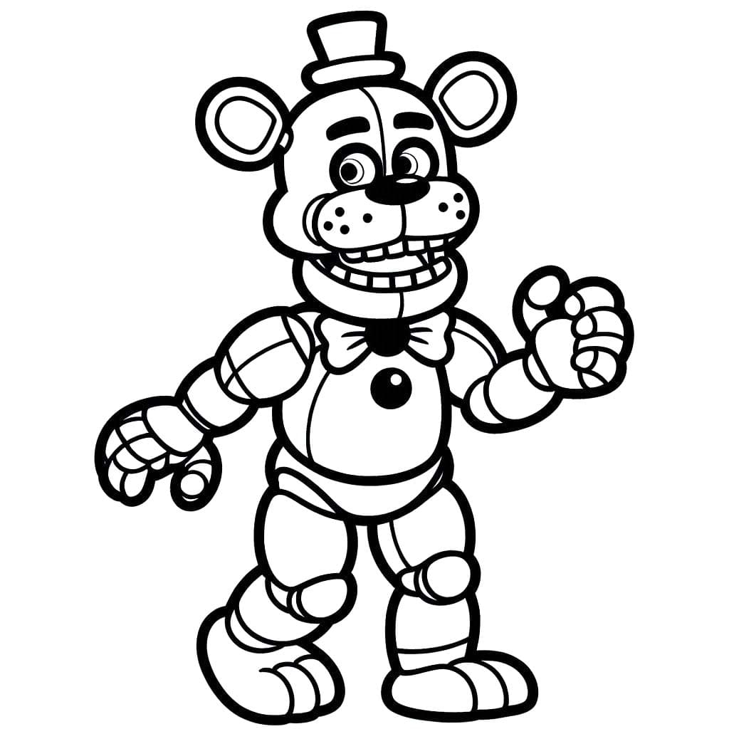 Dibujos de Dibujar Freddy Fazbear 2 para colorear