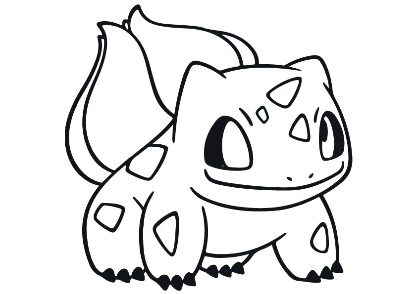 Dibujos de Dibujar Fushigidane o Bulbasaur para colorear