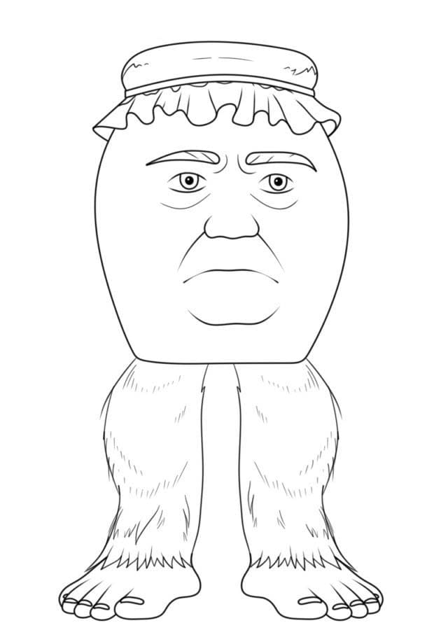 Dibujos de Dibujar Garamaraman dan Madudungdung tak tuntung perkuntung para colorear