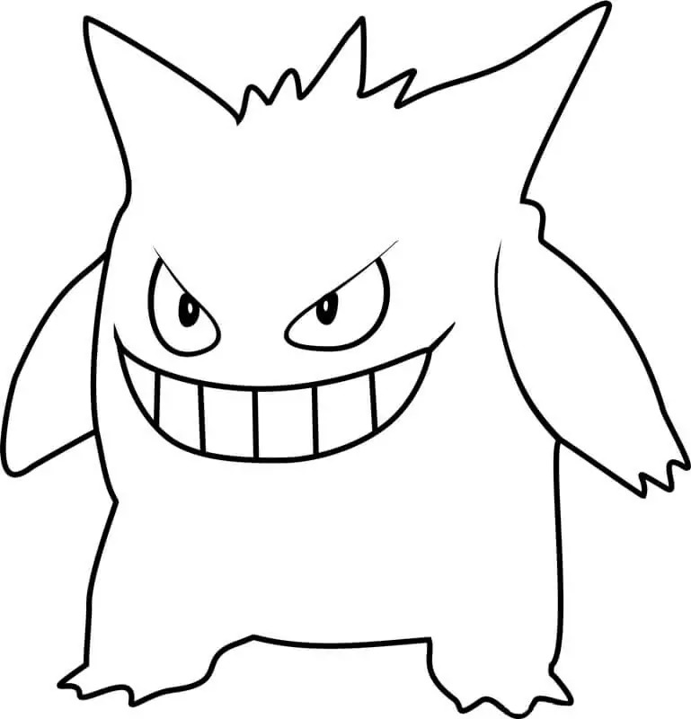 Gengar para colorear