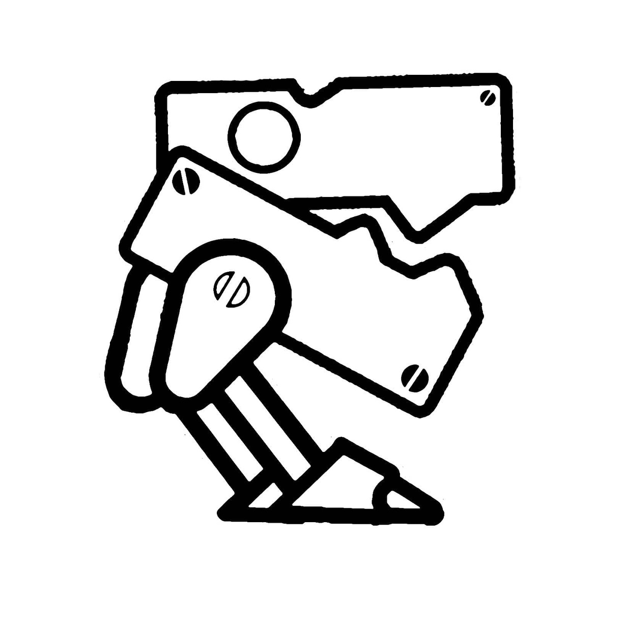 Dibujar Geometry Dash en niños para colorir