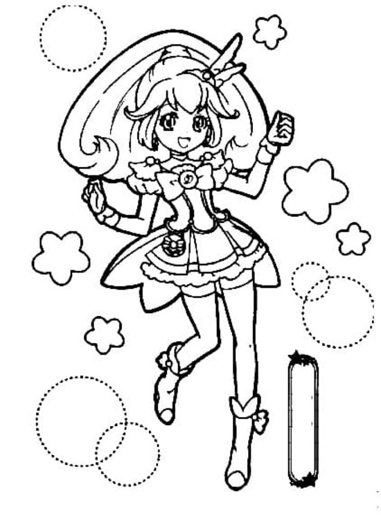 Dibujos de Dibujar Glitter Force imprimible gratis para colorear