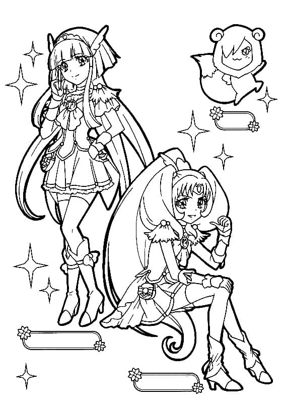 Dibujos de Dibujar Glitter Force imprimible para colorear