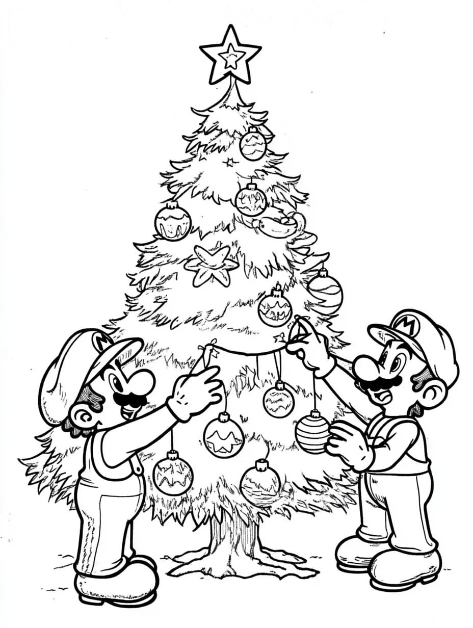 Dibujar gratis Navidad En niños para colorir