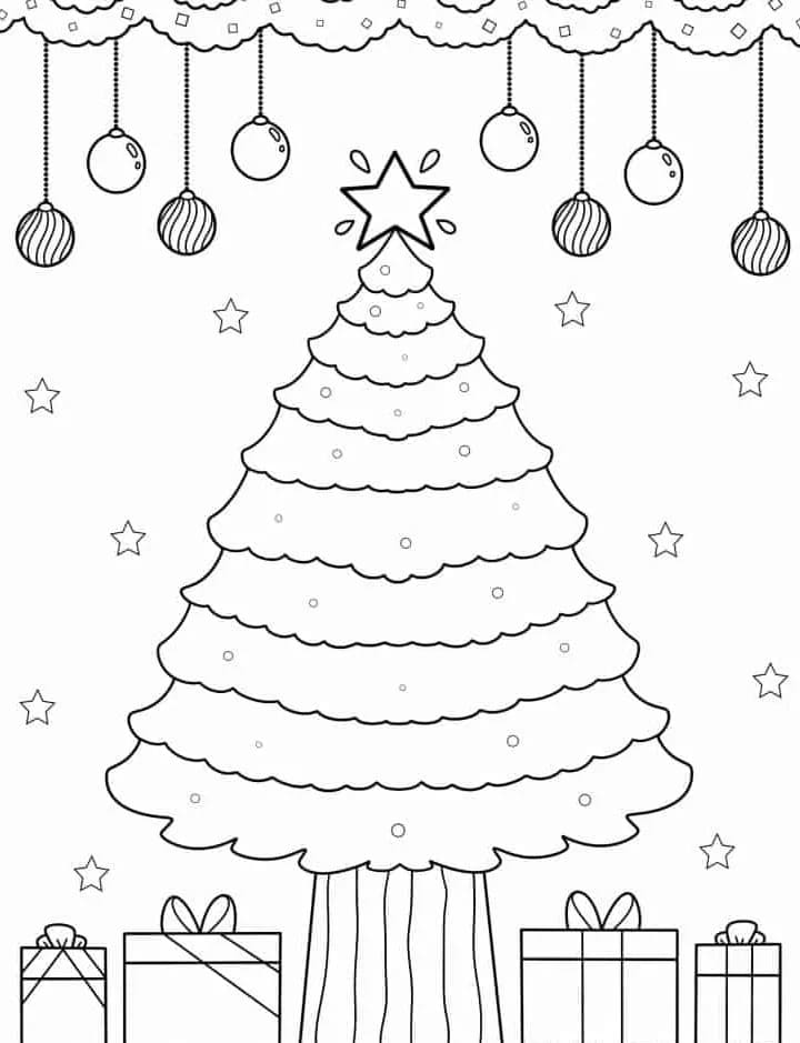 Dibujar gratis Navidad para colorir