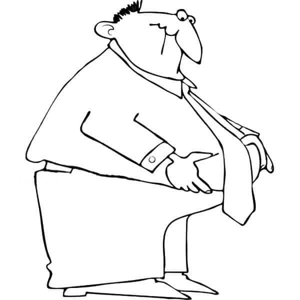 Dibujos de Dibujar Hombre básico gratuito para colorear