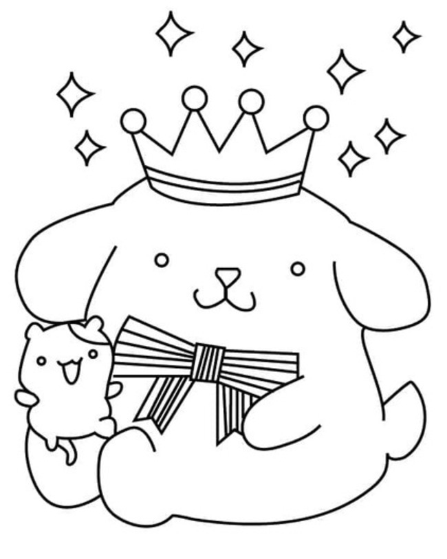 Dibujos de Dibujar imagen de Pompompurin para colorear