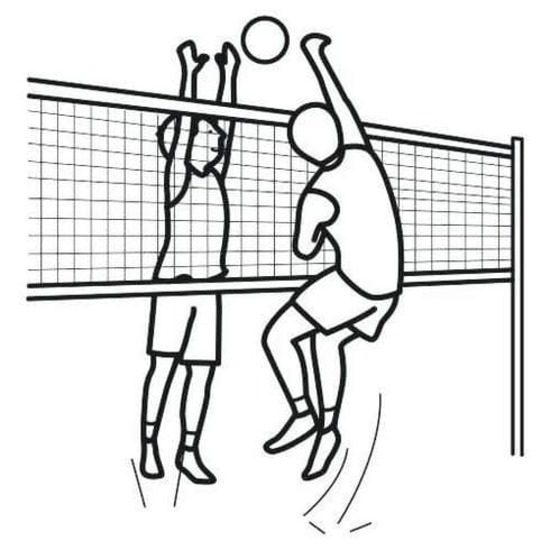 Dibujos de Dibujar imagen Voleibol para colorear