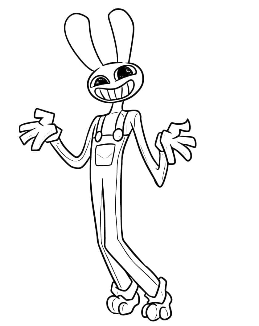Dibujar Jax básico para colorir