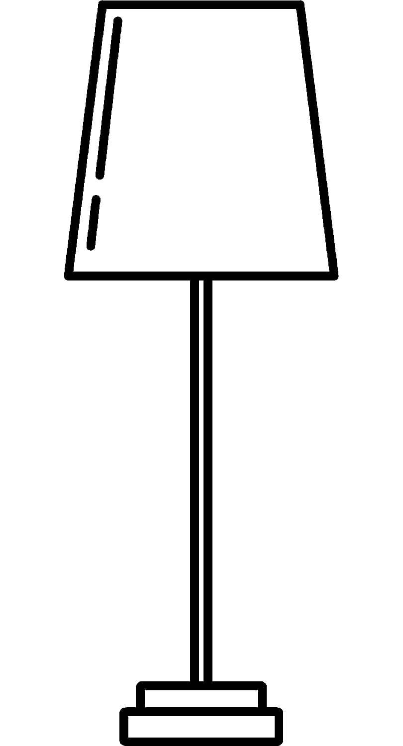 Dibujos de Dibujar Lampara imprimible para colorear