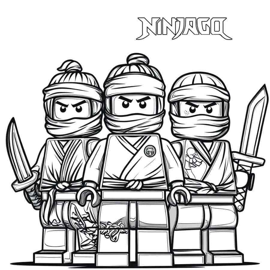 Dibujos de Dibujar Lego Ninjago 1 para colorear