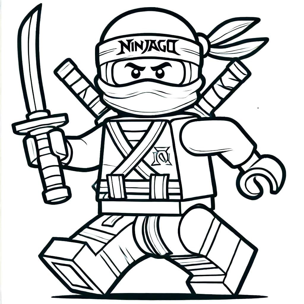 Dibujos de Dibujar Lego Ninjago 2 para colorear