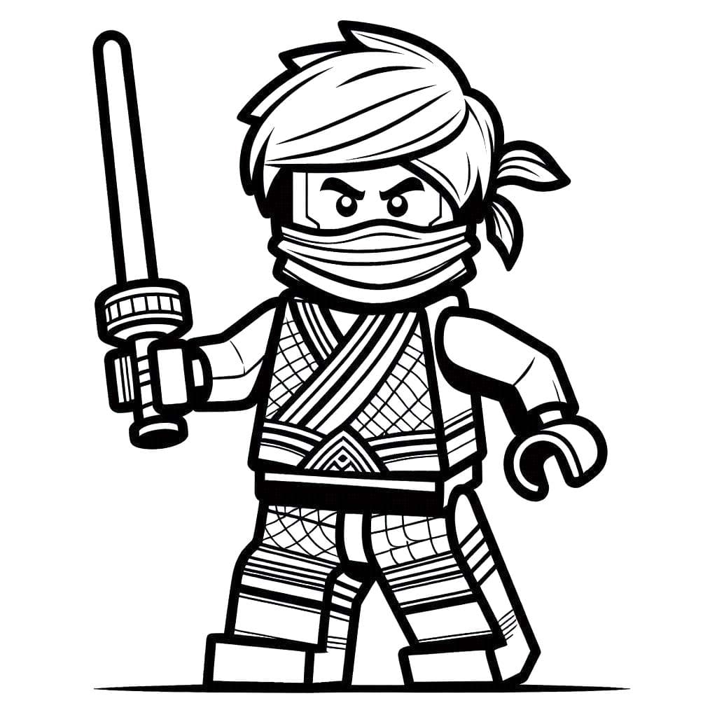 Dibujos de Dibujar Lego Ninjago 3 para colorear