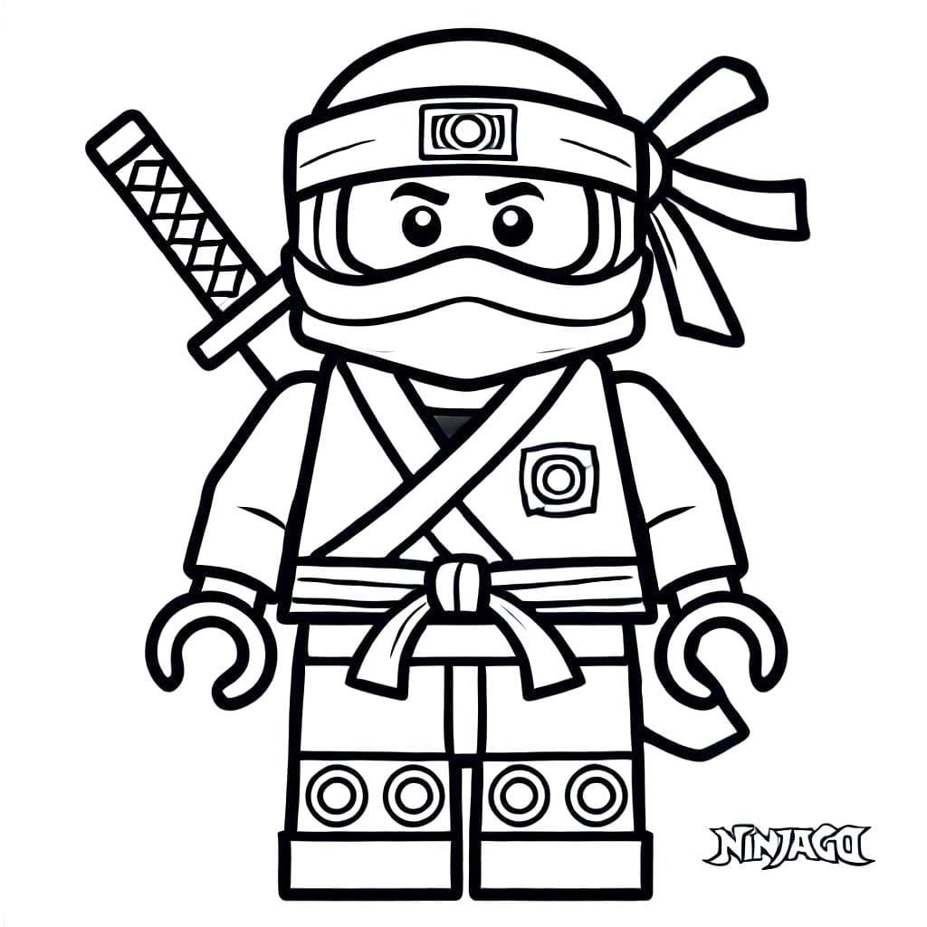 Dibujos de Dibujar Lego Ninjago 4 para colorear