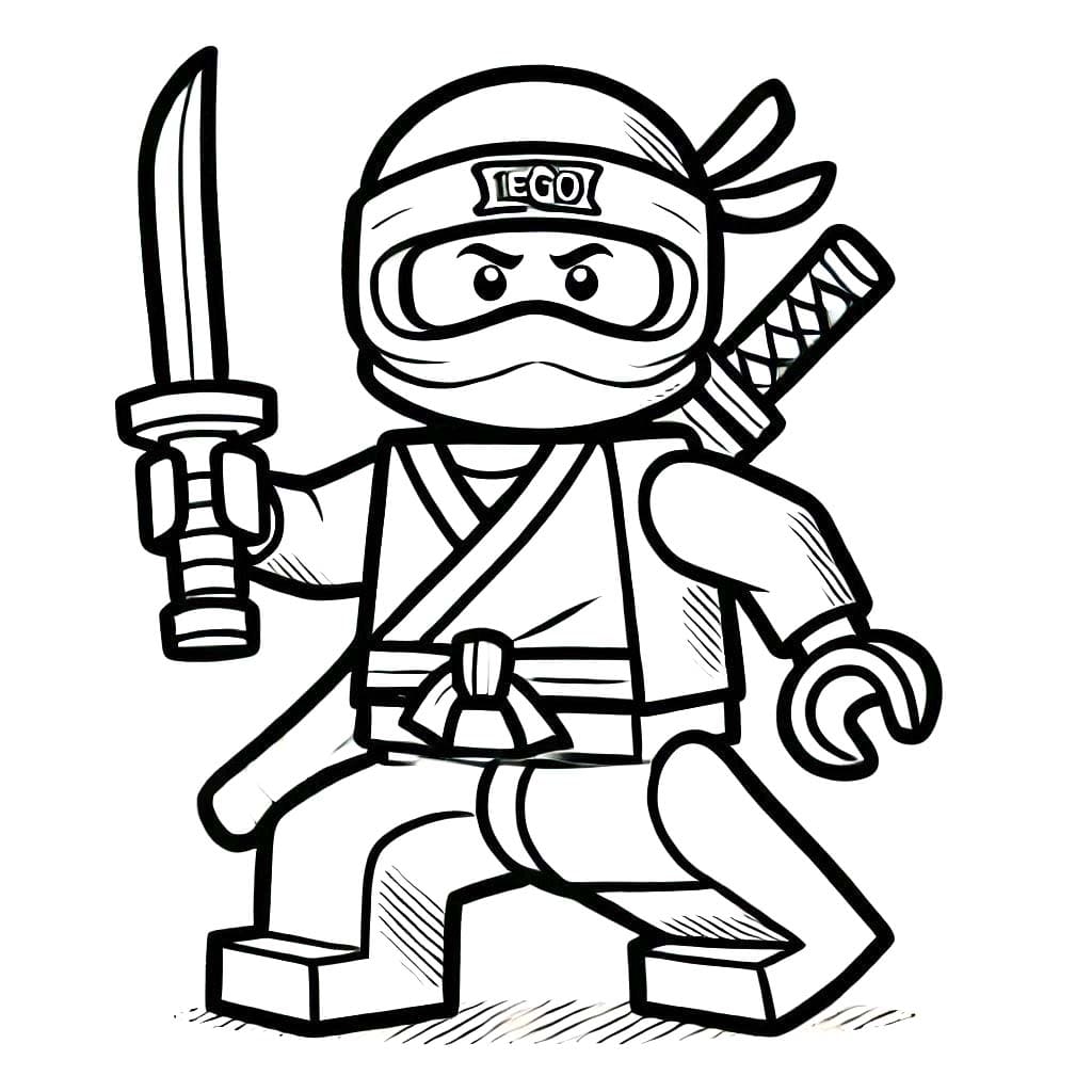 Dibujos de Dibujar Lego Ninjago 5 para colorear