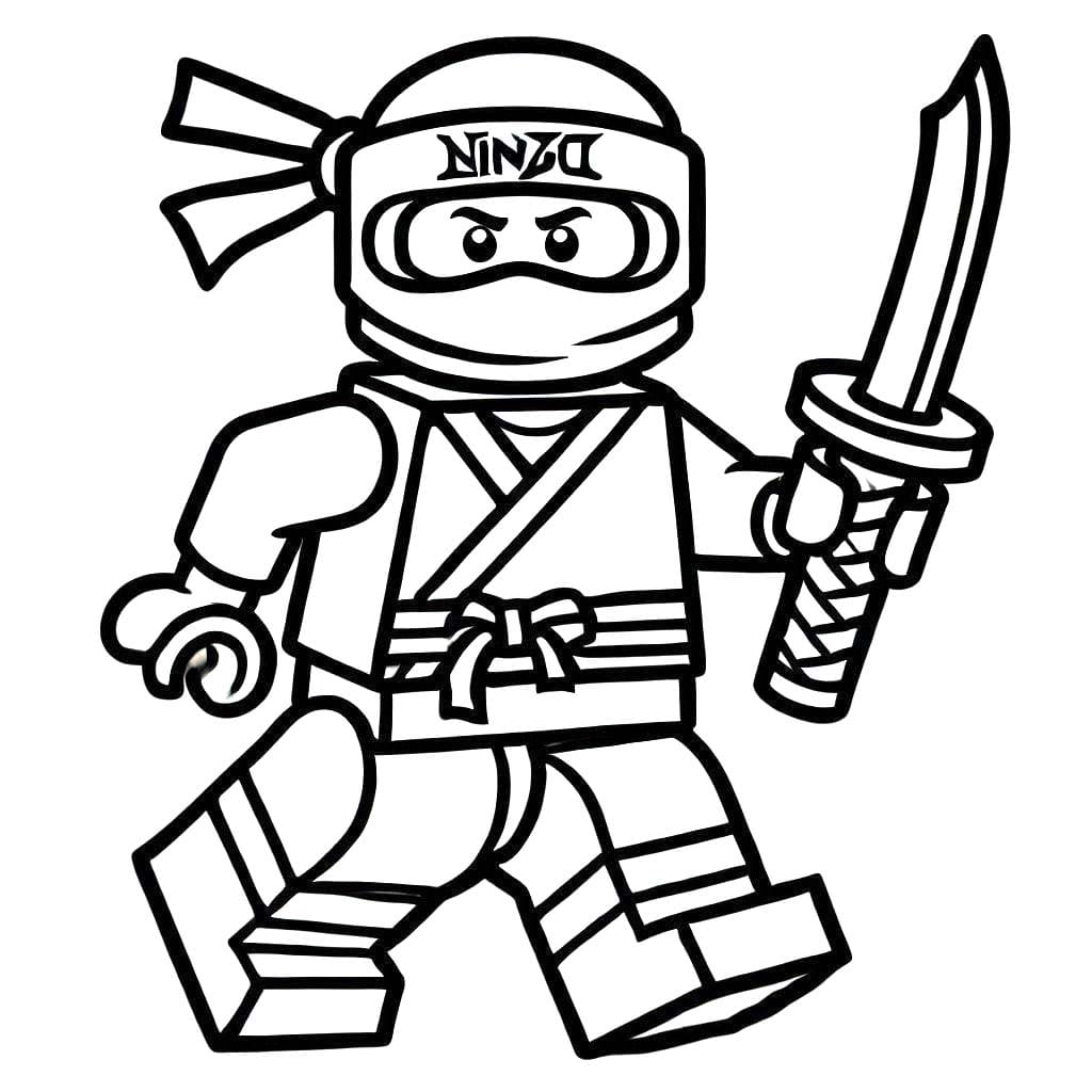 Dibujos de Dibujar Lego Ninjago 6 para colorear