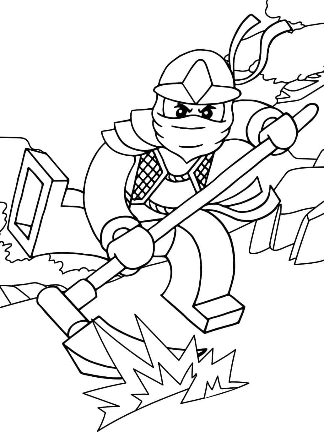 Dibujos de Dibujar Lego Ninjago Imprimible para colorear