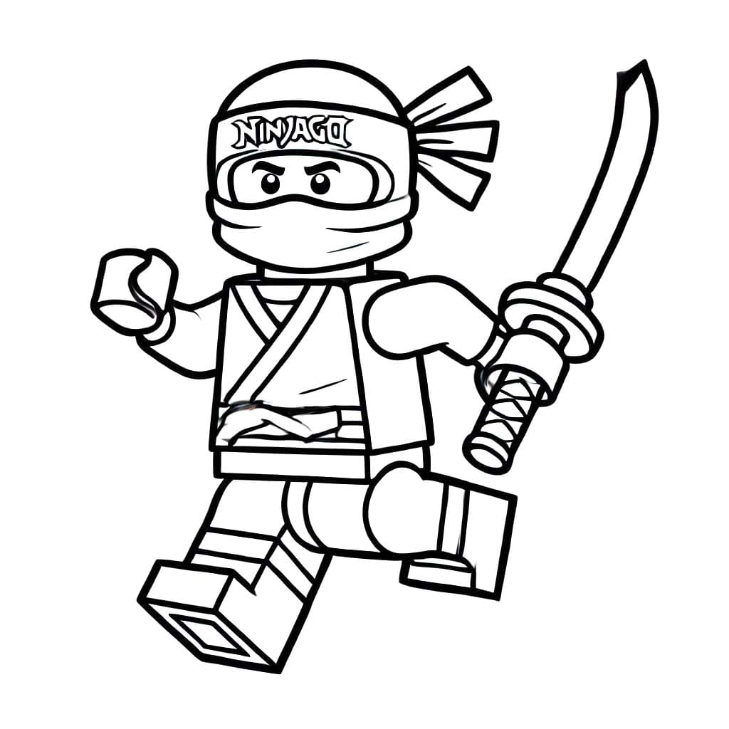 Dibujos de Dibujar Lego Ninjago lindo para colorear