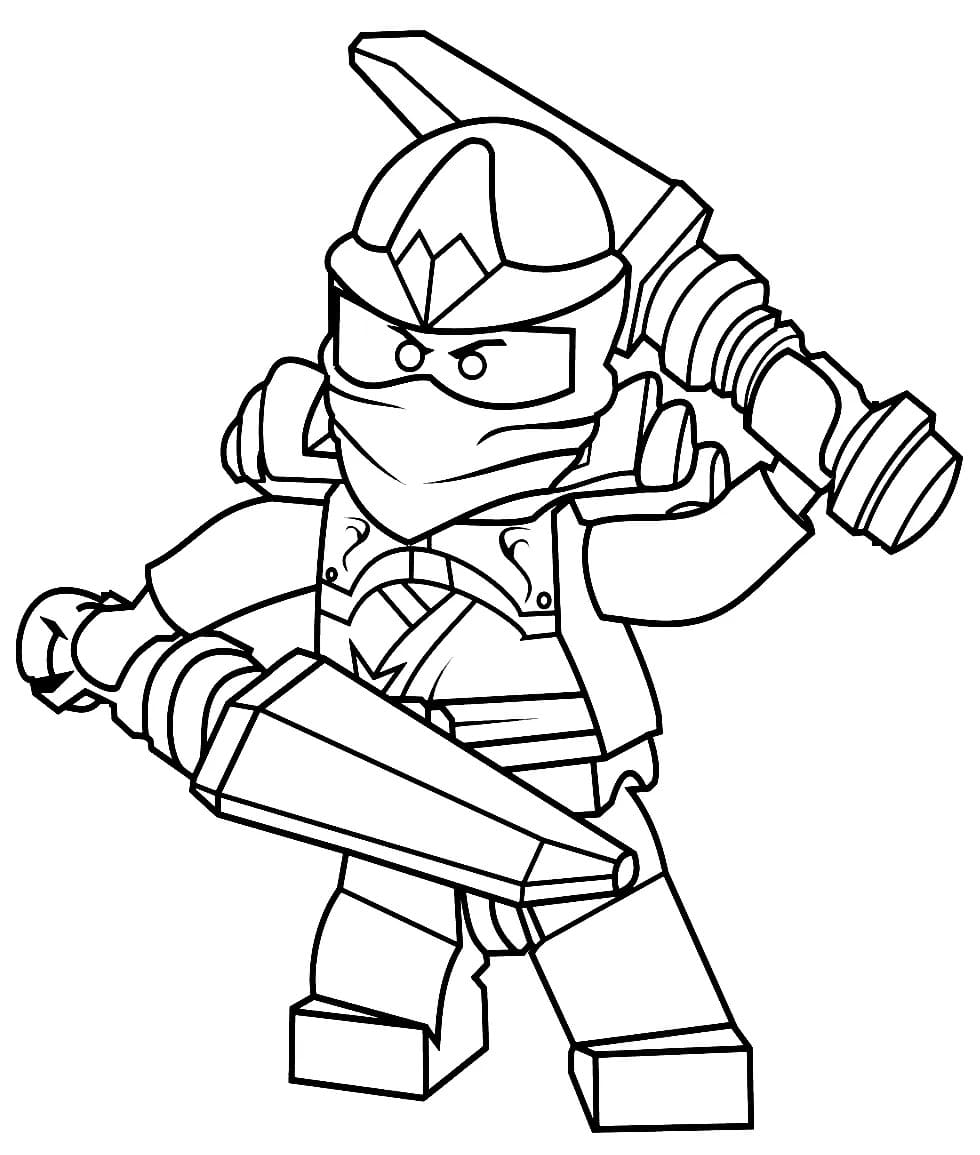 Dibujos de Dibujar Lego Ninjago para imprimir para colorear