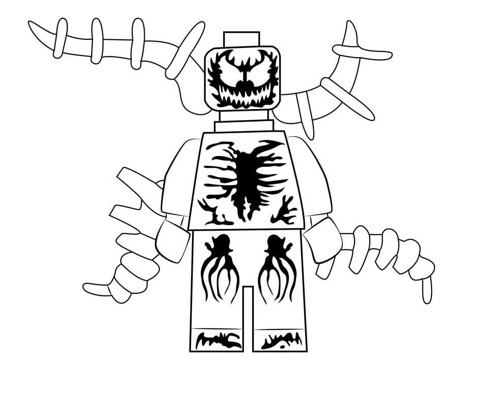 Dibujos de Dibujar Lego Venom para colorear