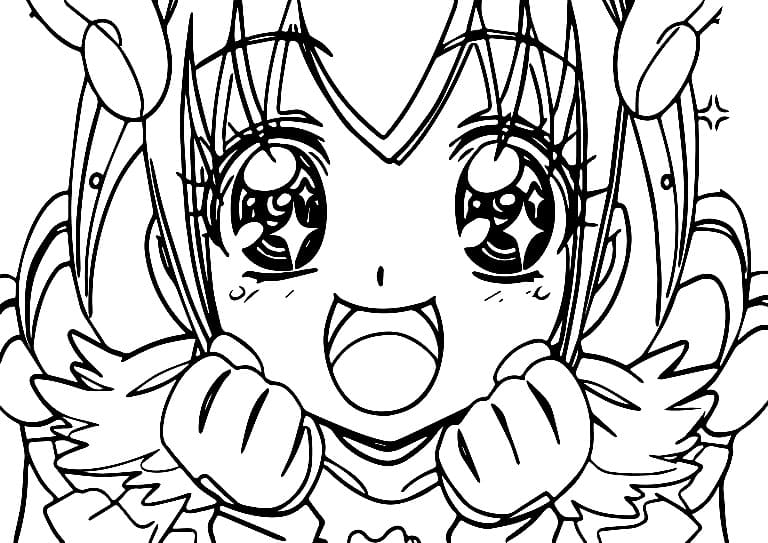 Dibujos de Dibujar linda Glitter Force para colorear