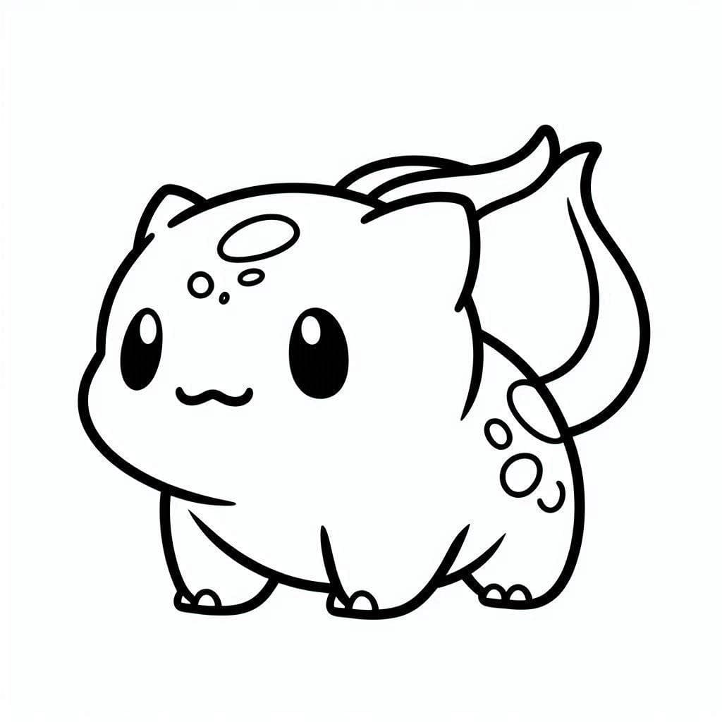 Dibujos de Dibujar lindos pokemon imprimibles para colorear