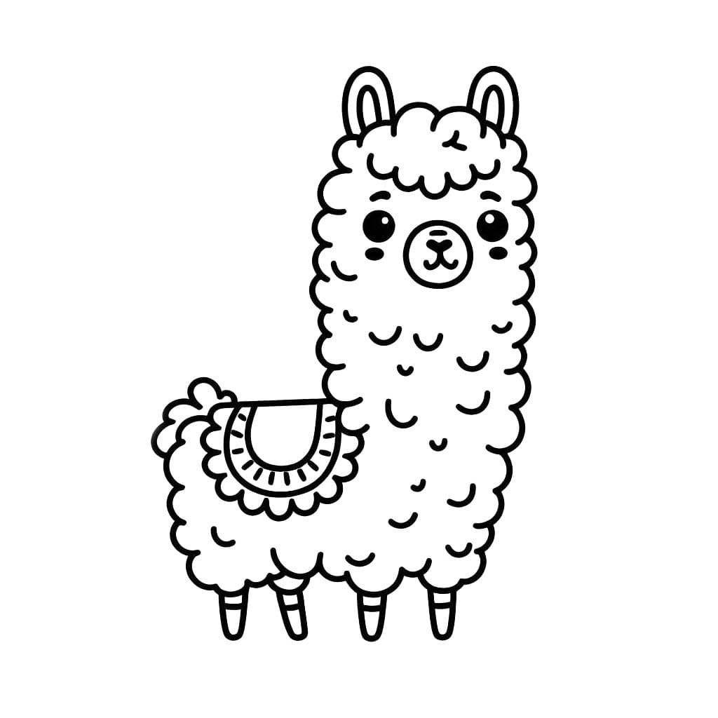 Dibujos de Dibujar Llama 2 para colorear