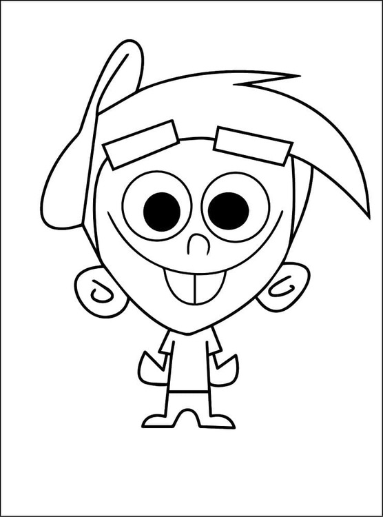 Los Padrinos Mágicos para colorear