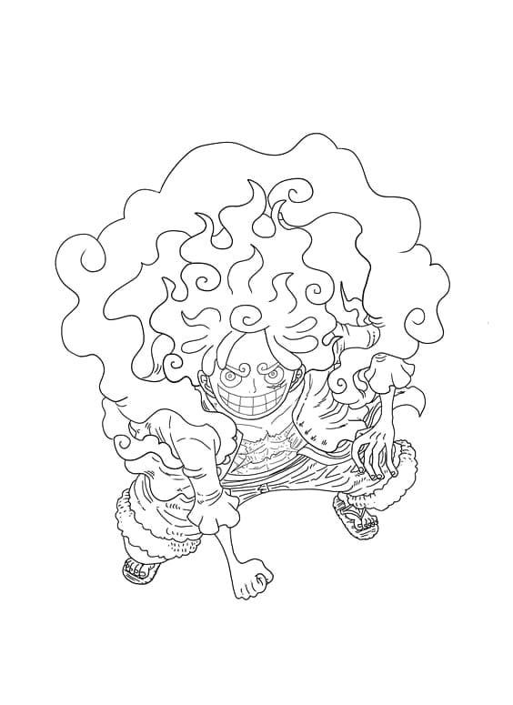 Dibujos de Dibujar Luffy 1 para colorear