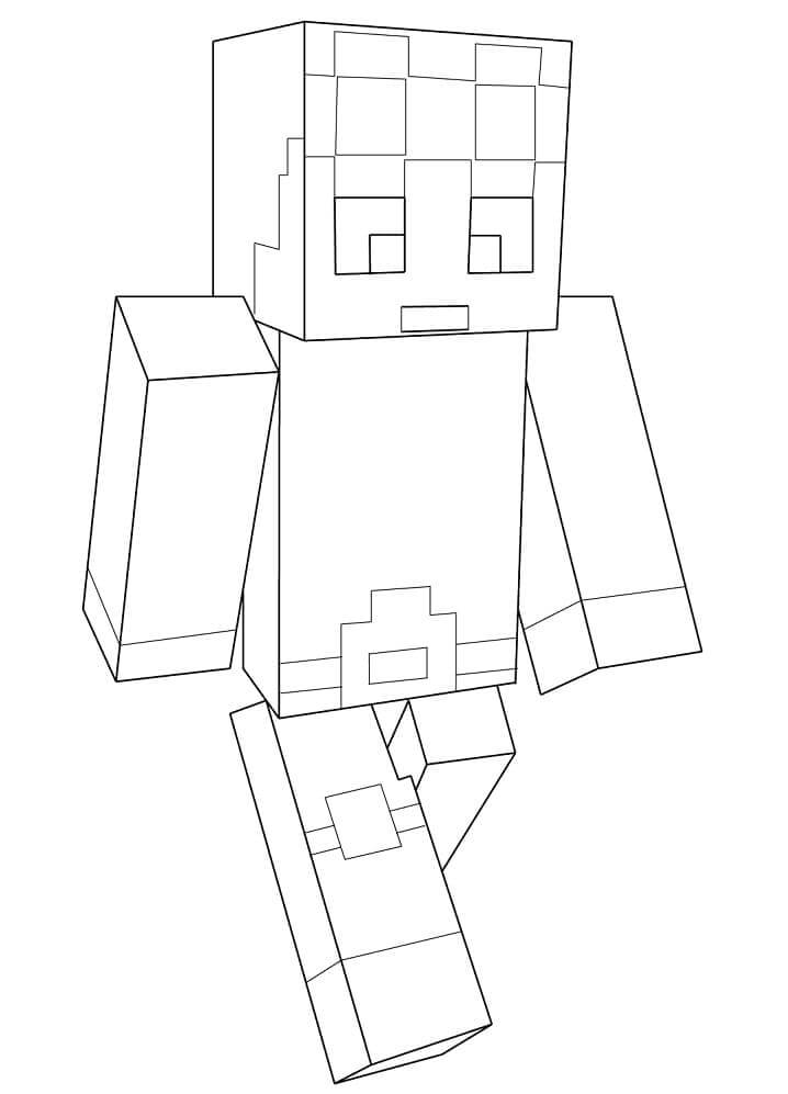 Dibujos de Dibujar Minecraft 5 para colorear