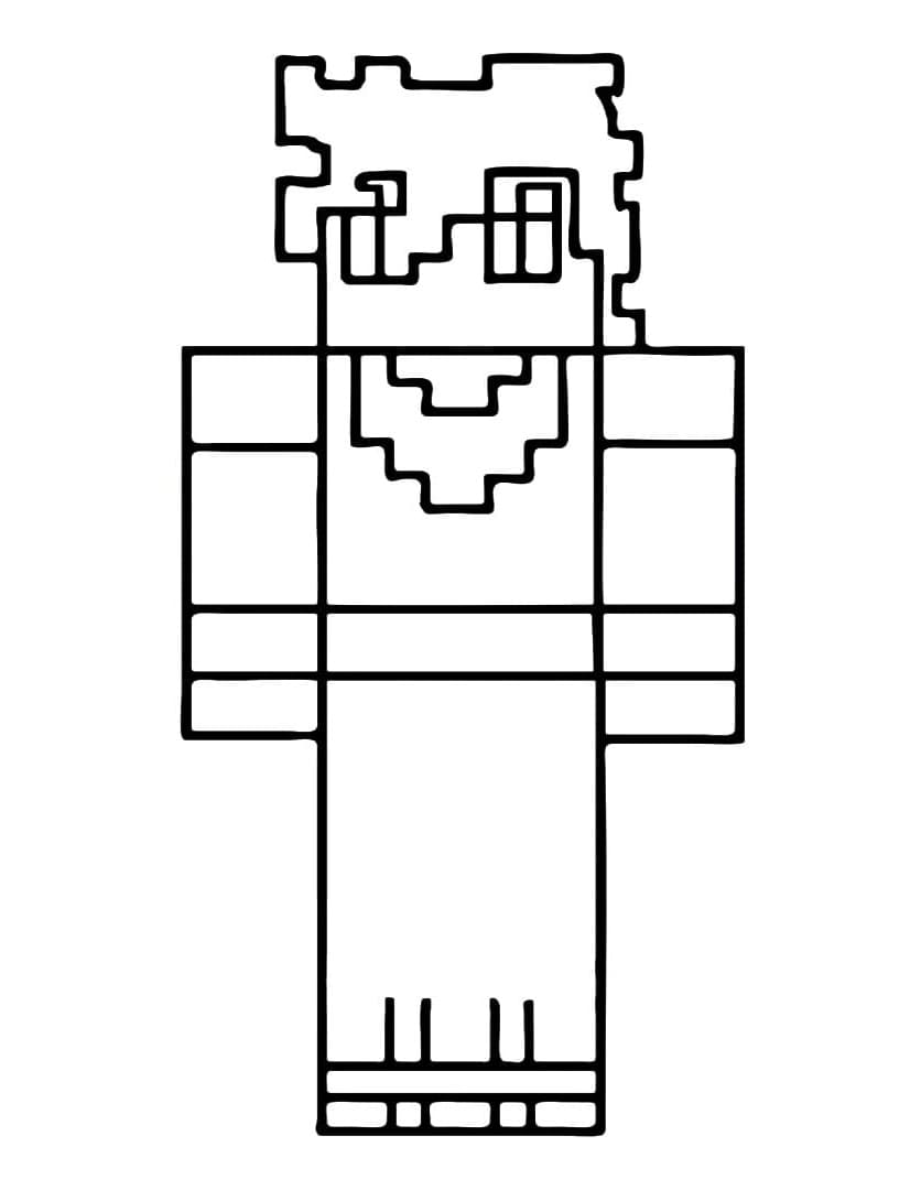Dibujos de Dibujar Minecraft Gratis para niños para colorear