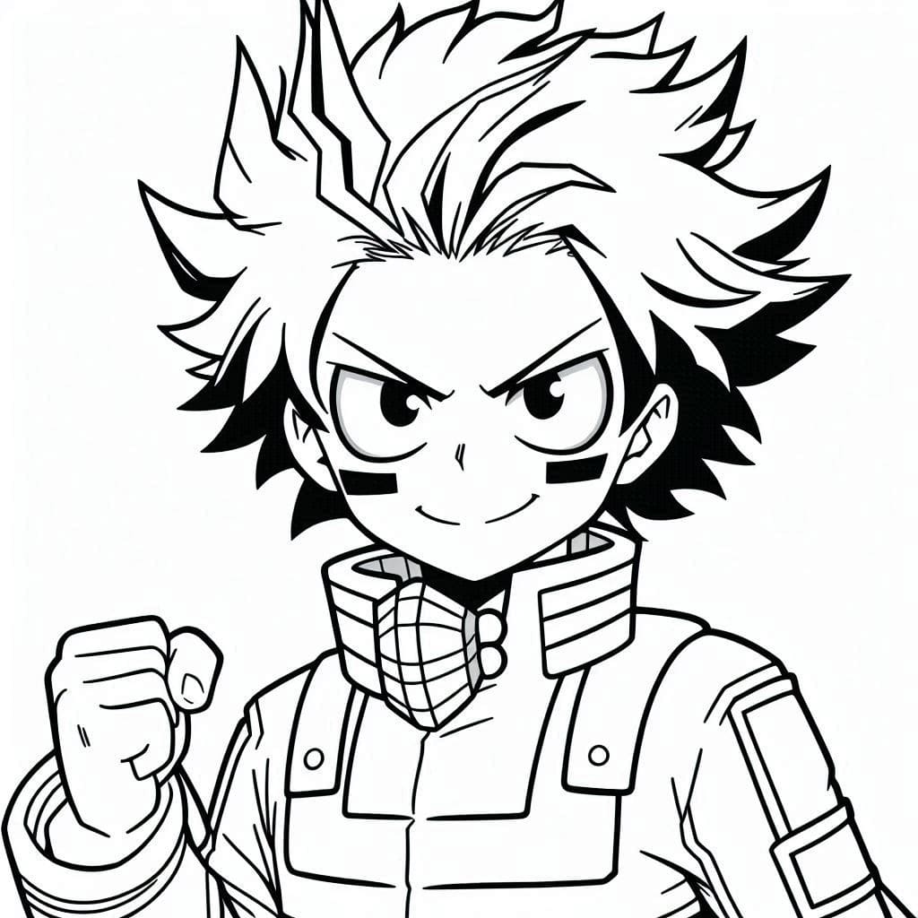 Dibujos de Dibujar My Hero Academia 4 para colorear